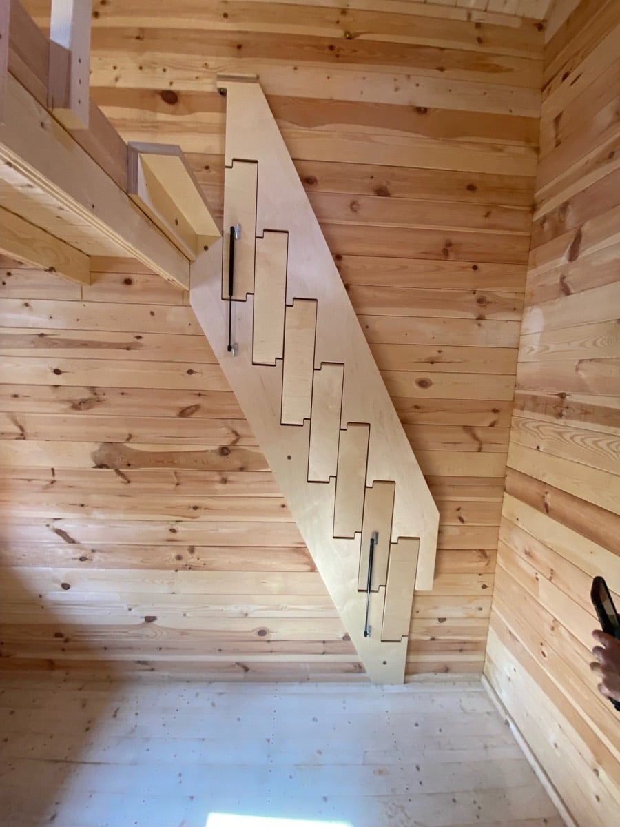 Stair-Wall™ – Fold Flat Wall Ladder Upgrade 87 3/4” - Image 2