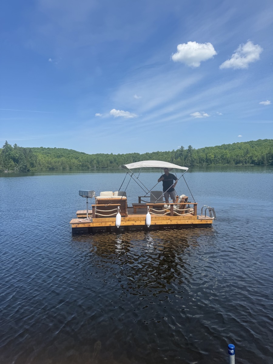 The Captain Supreme Pontoon Dock Boat - Image 4
